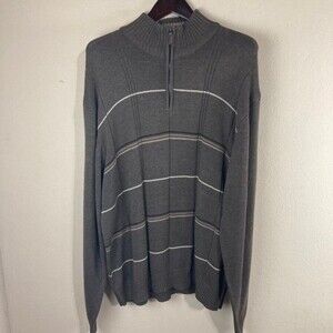PGA Tour [Quarter Zip] Men's-Size XXL Brown Long Sleeve Sweater